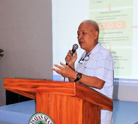 Dr. Jose R. Medina, ISARD Overall Program Coordinator, discussing the workshop overview.