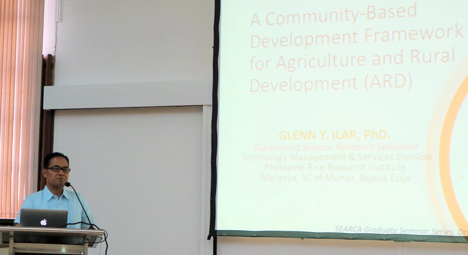 SEARCA Scholar Presents Community-Based Framework for Agriculture and Rural Development