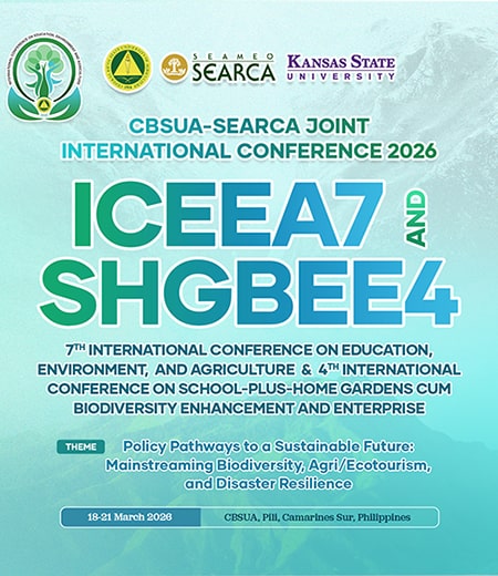 CBSUA-SEARCA Joint International Conference 2026: ICEEA7 and SHGBEE4