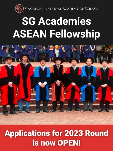 SG Academies South-East Asia Fellowship (SASEAF) Programme | DEADLINE FOR 2023 ROUND: 30 NOV 2023 (THU)