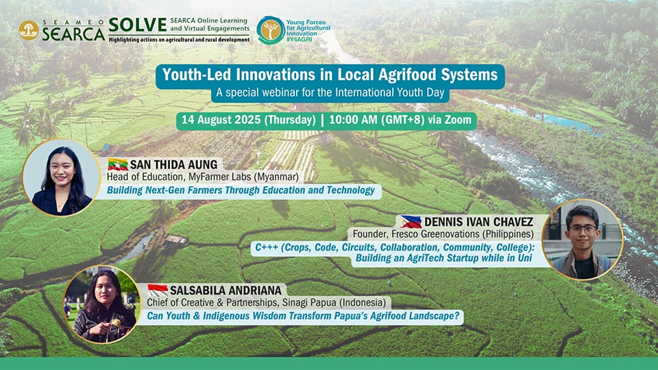 51st Webinar: Youth-Led Innovations in Local Agrifood Systems: A special webinar for the International Youth Day