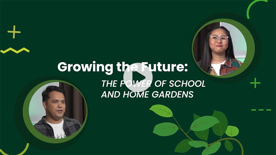SEARCA youth talk show encourages students to grow the future through gardening