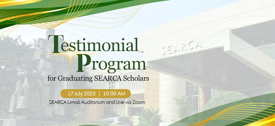 SEARCA to honor graduating scholars at testimonial ceremony