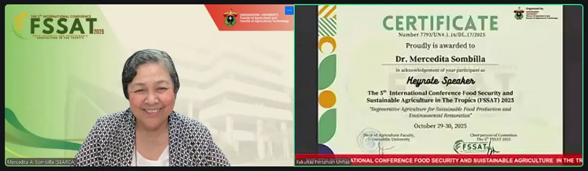 Regenerative agriculture for food security and environmental restoration backed by SEARCA