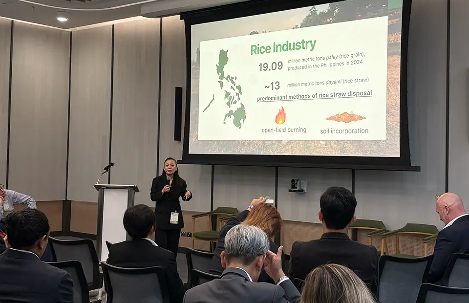 Rice straw hub concept showcased at Thailand Conference