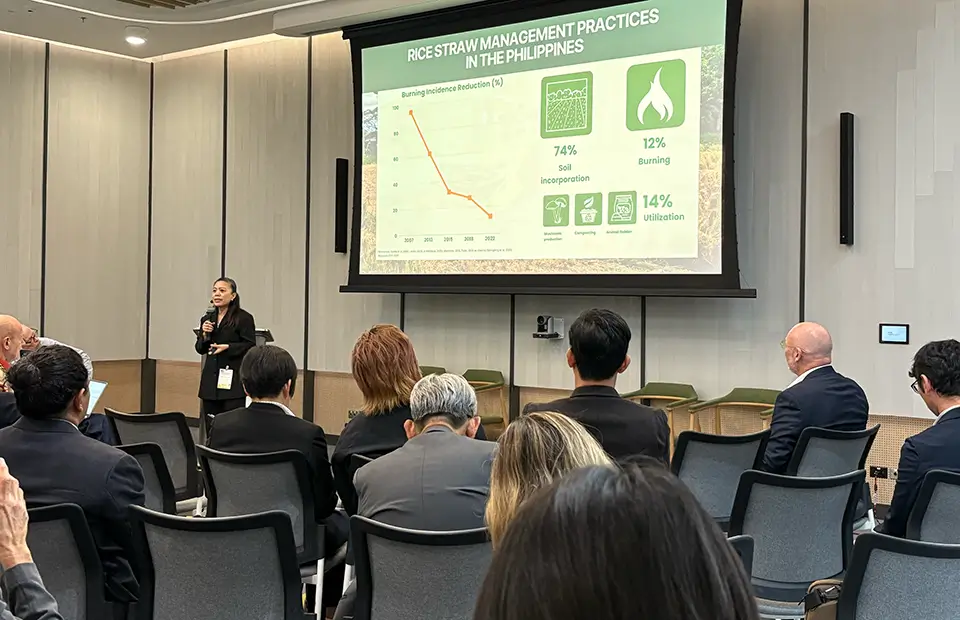 Rice straw hub concept showcased at Thailand Conference