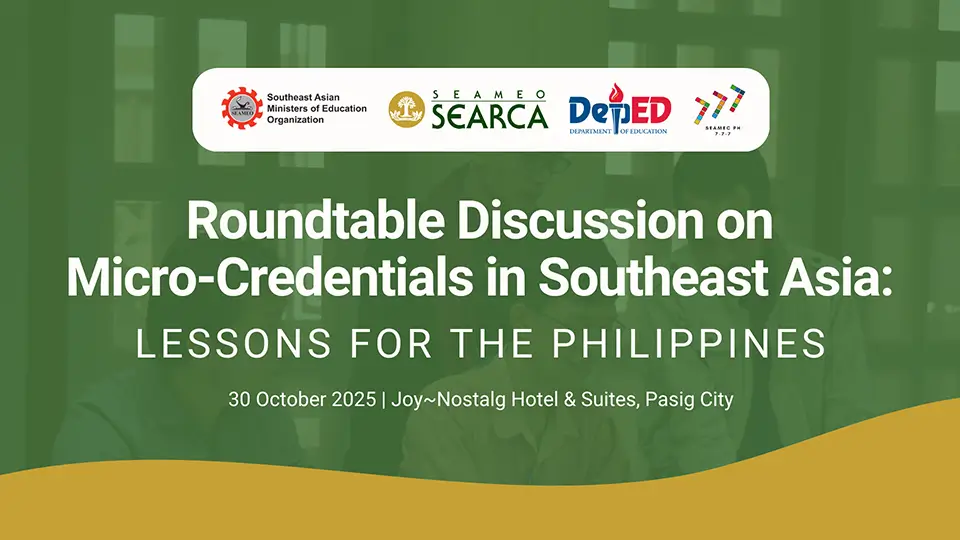 SEARCA to convene experts for roundtable on micro-credentials in Southeast Asia