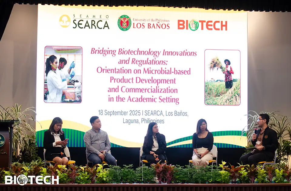 Representatives from government regulatory agencies during the panel discussion as one representative participates via Zoom