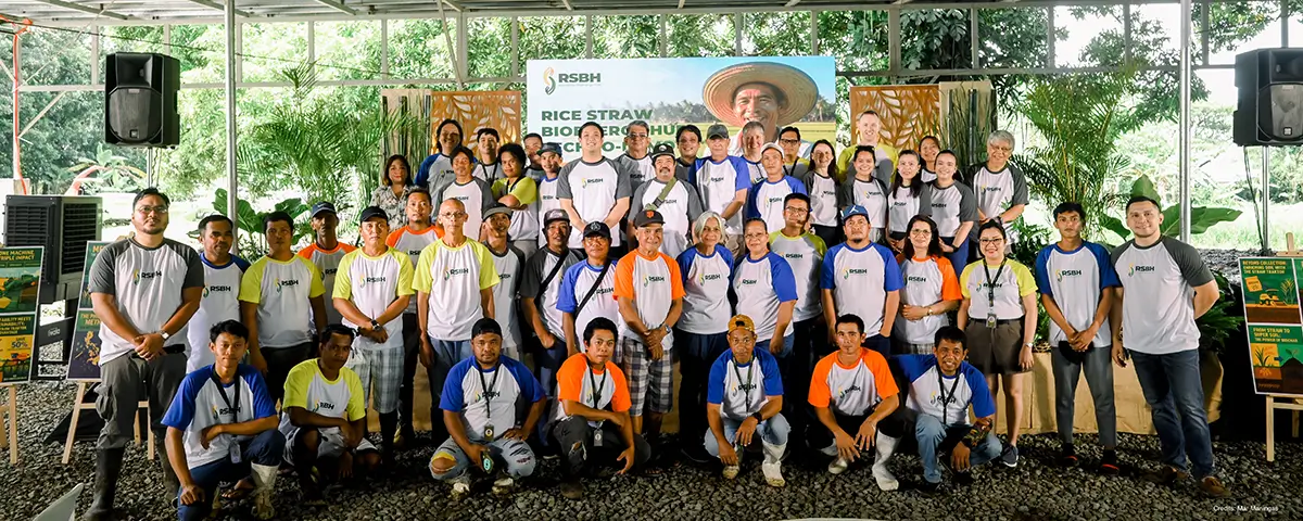 Community-based rice straw management facility launched in Pila, Laguna: An avenue to promote climate-friendly rice production and rice straw management practices