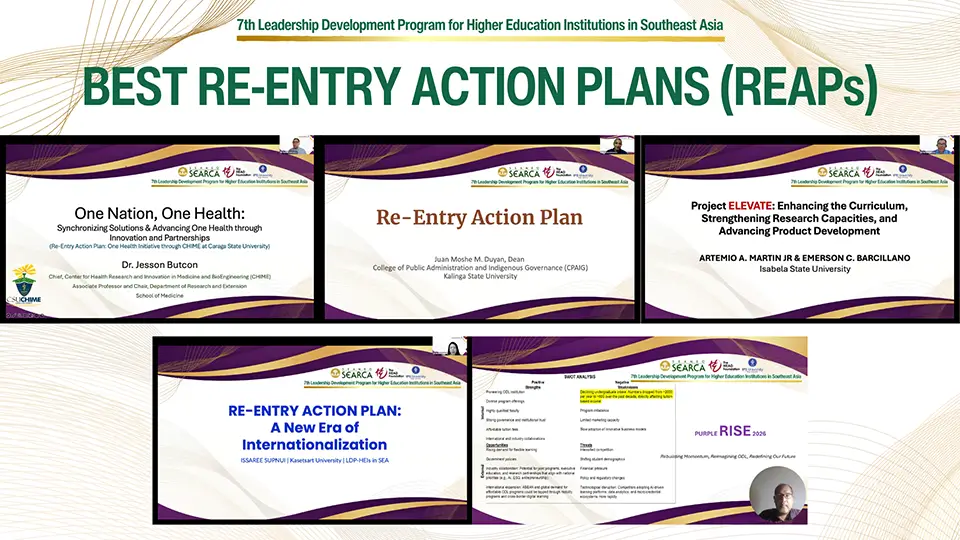 Leadership development program strengthens capacities of 31 Southeast Asian HEI leaders