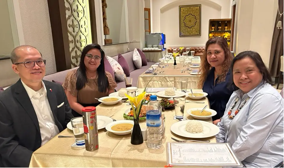 From left: Mr. Angelito Nayan, Chargé d’Affaires and Ms. Abegail Varron, Cultural and Information Officer, Assistant, and Attache, both from the Embassy of the Republic of the Philippines in Myanmar; and Ms. Blessie Saez and Dr. Maria Cristeta Cuaresma of SEARCA