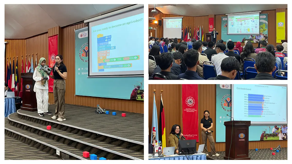 SEARCA showcases agriculture careers and agri-robotics at RECSAM regional youth congress