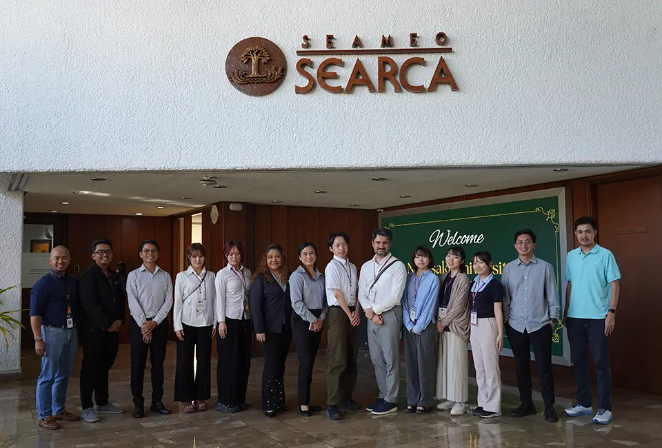 Nagasaki University students visit SEARCA for overview of agricultural education, research, and innovation initiatives