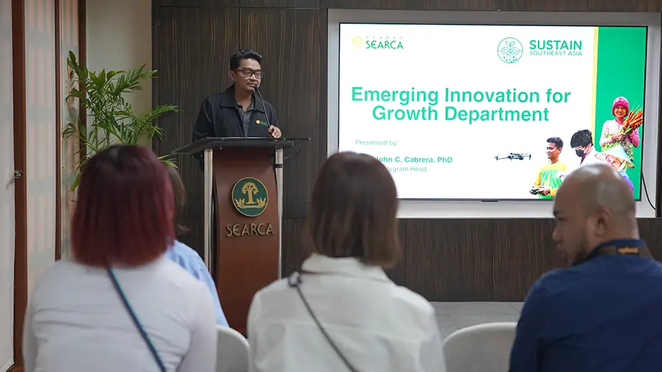 Nagasaki University students visit SEARCA for overview of agricultural education, research, and innovation initiatives