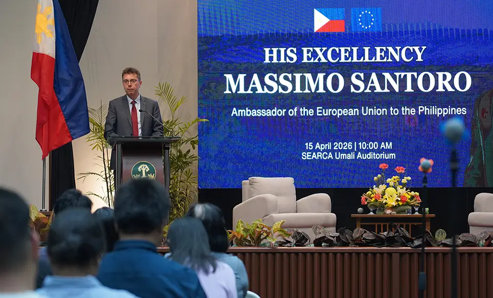 EU-Philippines alliance on trade and green innovation showcase at SEARCA MDS