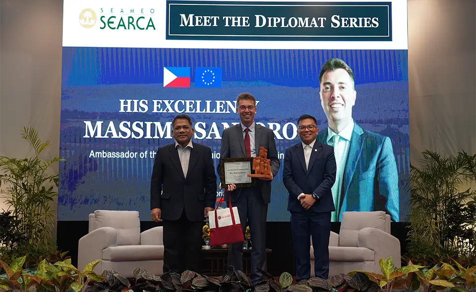 EU-Philippines alliance on trade and green innovation showcase at SEARCA MDS