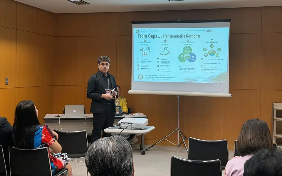 UPLB-DAAD SEARCA scholar presents environmental education research in Tokyo