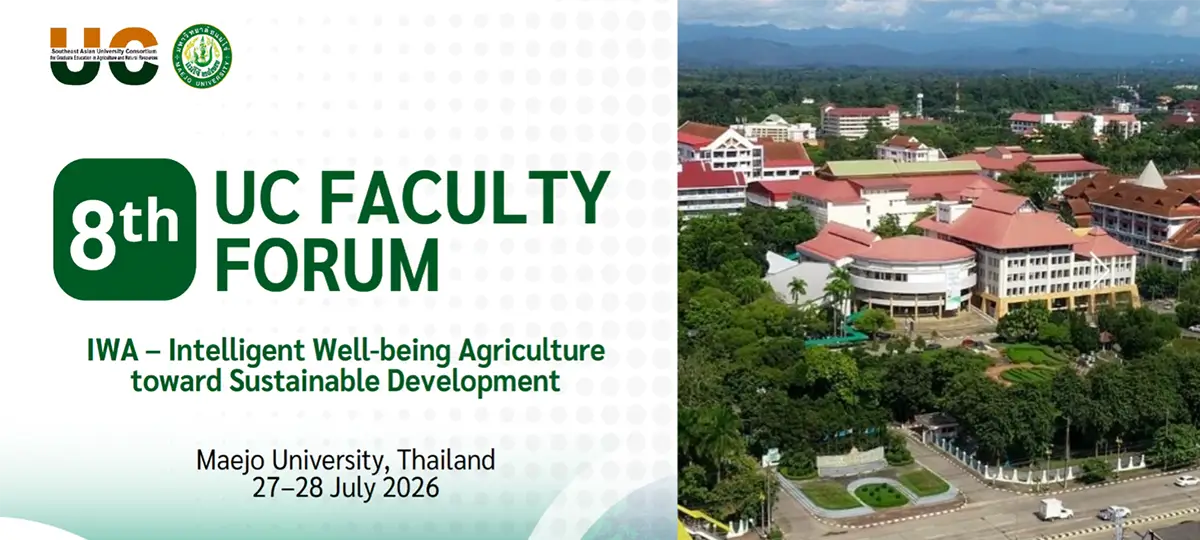 SEARCA-supported UC Faculty Forum on intelligent well-being agriculture to convene at Maejo University