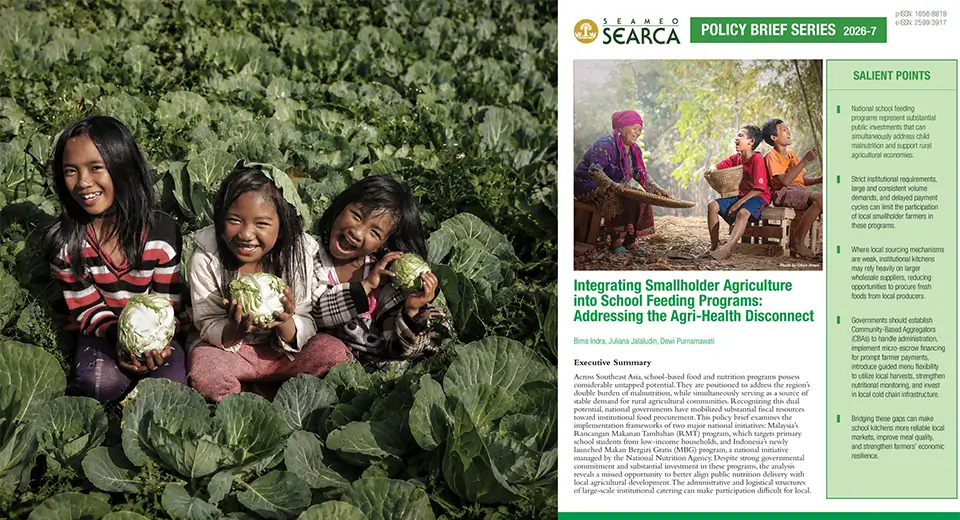 SEARCA policy brief calls for stronger smallholder links to school feeding programs