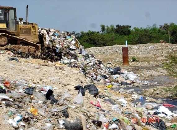 The Sakon Nakhon municipality landfill area