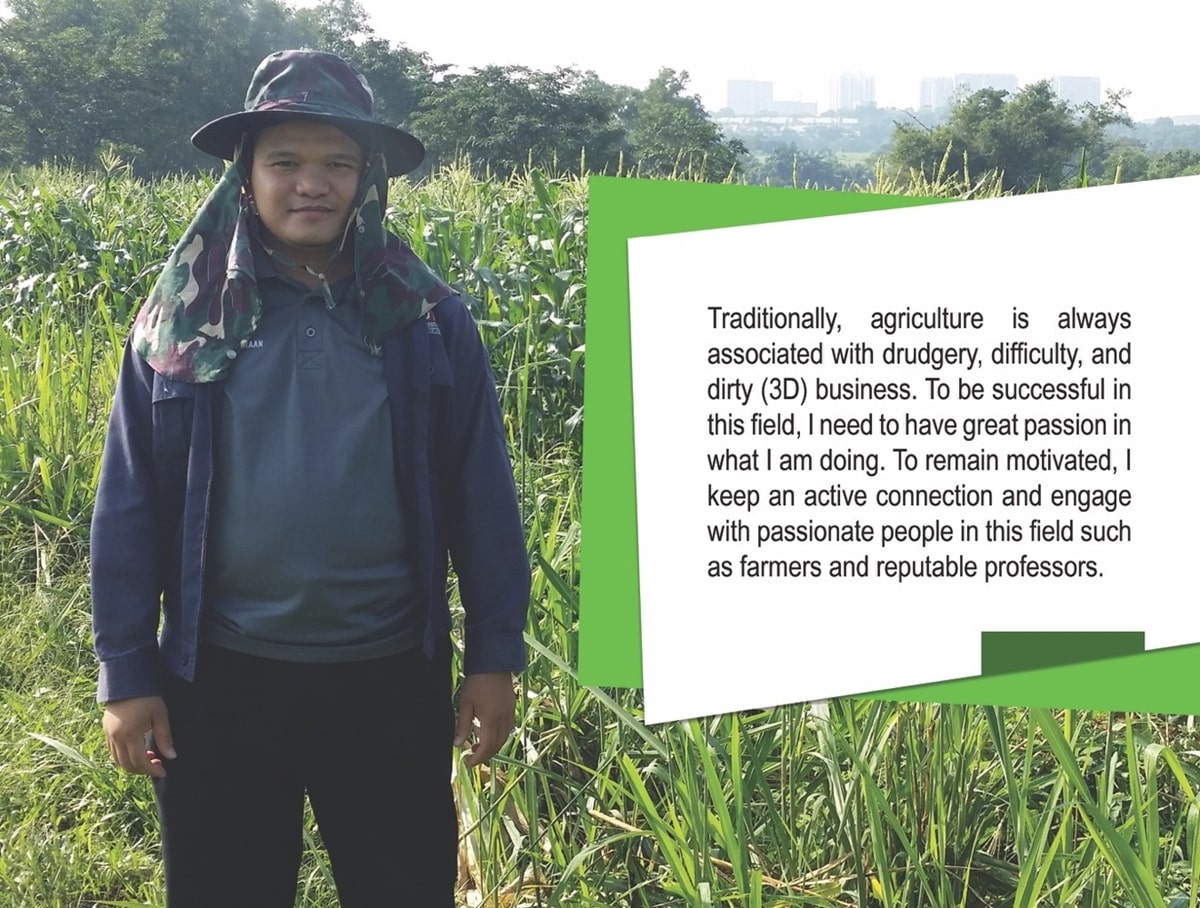 Dr. Nazmi shares how he keeps motivated and how he doesn't let the 3Ds of agriculture affect him.