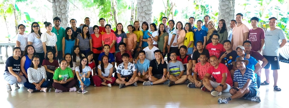 SEARCA Scholars' team building activity held on 8 September 2019 at Shercon Resort and Ecology Park