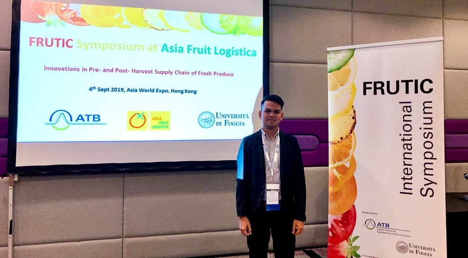 Engr. Philip Donald C. Sanchez during the 12th FRUTIC Conference in Asia World Expo, Lantau, Hong Kong, China on September 4-6, 2019.