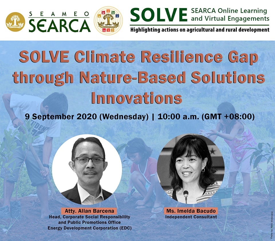 16th Webinar: SOLVE Climate Resilience Gap through Nature-Based Solutions Innovations