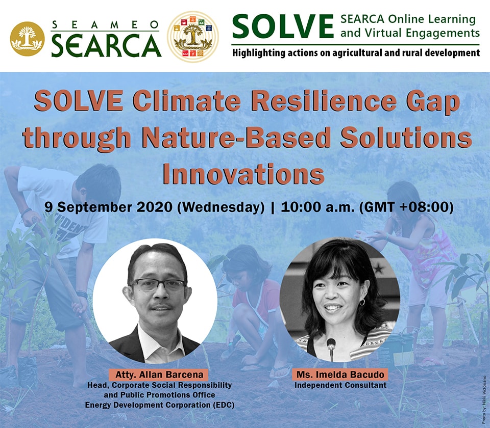 16th Webinar: SOLVE Climate Resilience Gap through Nature-Based Solutions Innovations