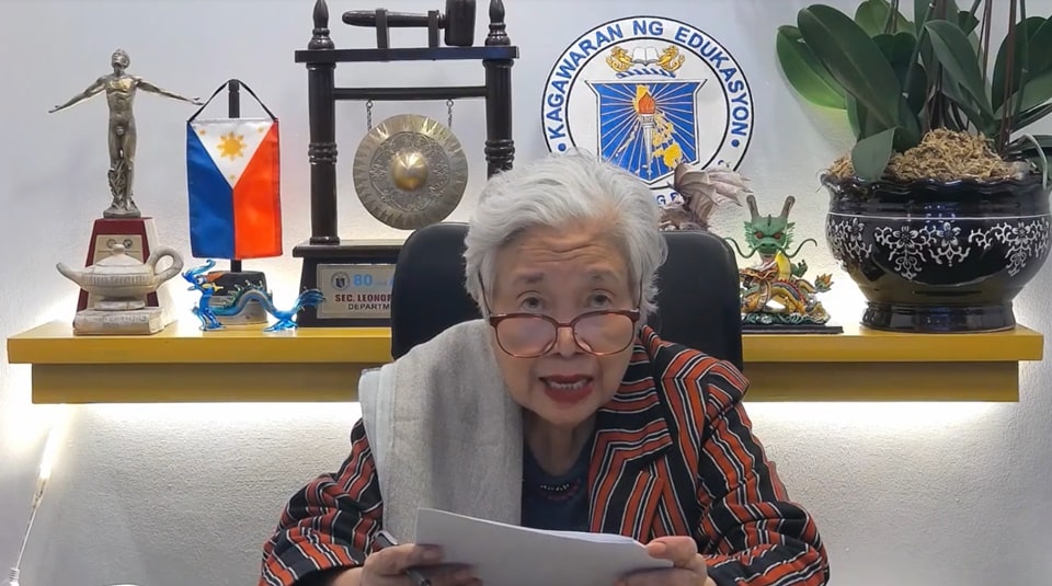 Philippine Education Secretary Leonor Magtolis-Briones