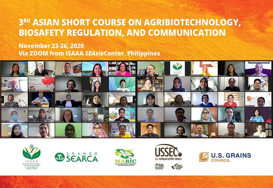 SEARCA's University Consortium and travel grantees partake in agri-biotechnology short course