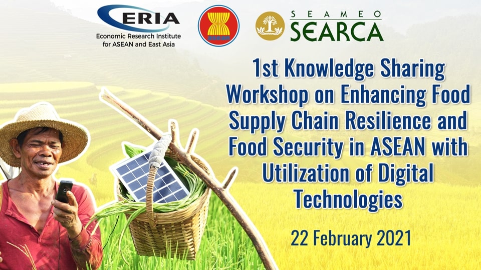SEARCA to hold Knowledge Sharing Workshop on Digital Technologies in the Agricultural Sector with ASEAN