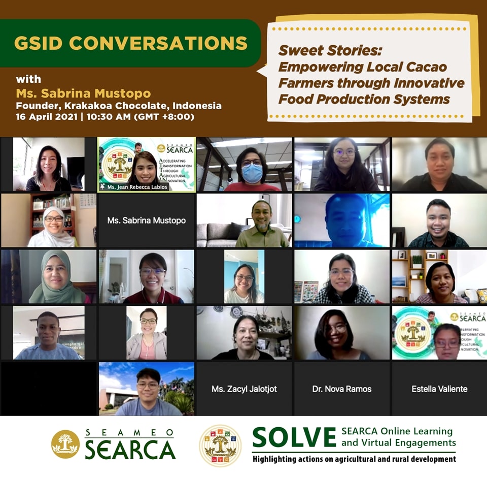 ECLD successfully hosts the 1st GSID Conversations for SEARCA scholars and UC grantees