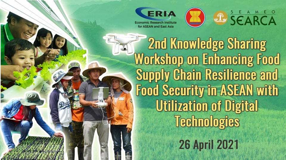 SEARCA Holds Second Knowledge Sharing Workshop on Digital Technologies in the Agricultural Sector with ASEAN and ERIA