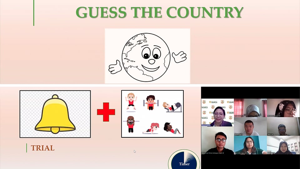 GSID hosted fun online games for the scholars during the virtual hangout. 
