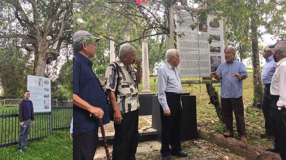 Asst. Prof. Mamon during his visit at the International Rubber Research Development Board (IRRDB) in Seremban, Negeri Sembilan, Malaysia.