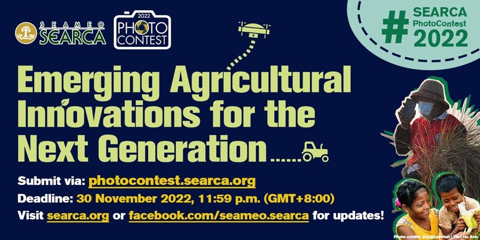 16th SEARCA Photo Contest (2022) - Emerging Agricultural Innovations for the Next Generation