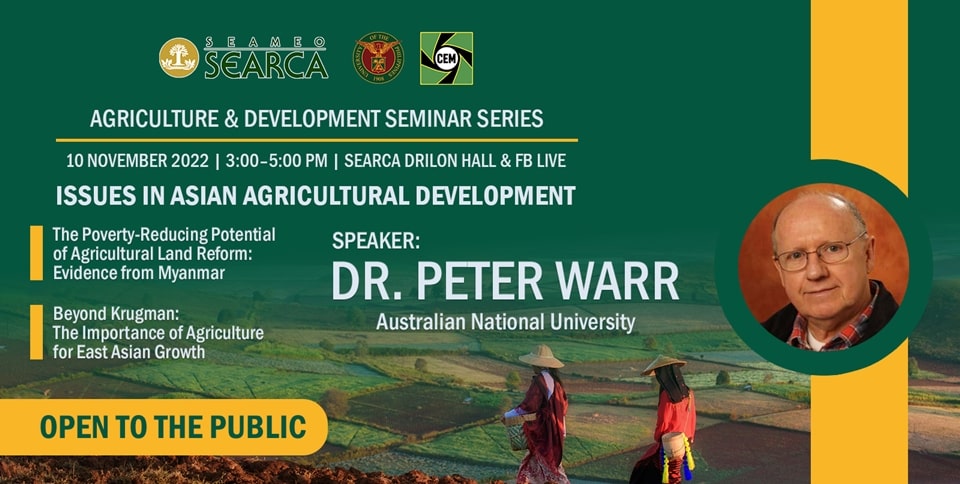 SEARCA’s onsite First Agriculture & Development Seminar Series (ADSS) in the new normal.