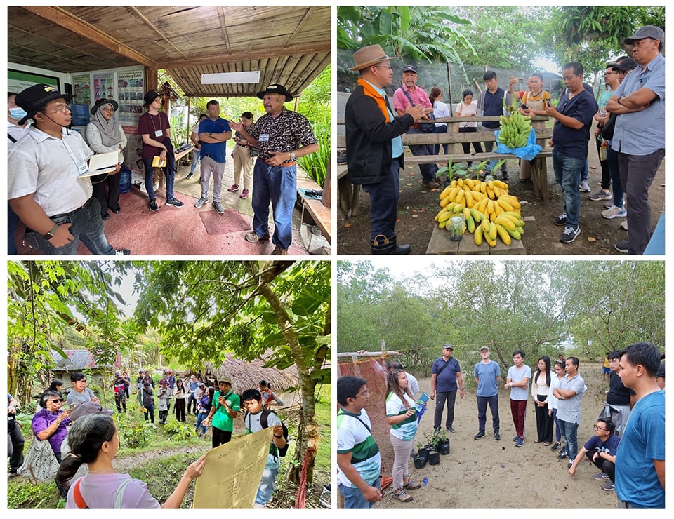 The roving workshop featured at least 10 learning sites where the participants engaged with local stakeholders and discussed about CSA approaches and technologies.