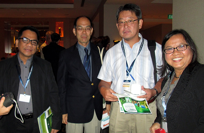 Southeast Asian University Consortium on Agriculture and Natural Resources (UC) representatives during the ICAFS 2014.
