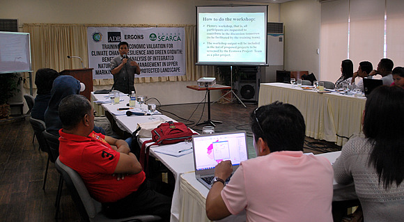 searca-conducts-adb-and-ccc-sponsored-training-on-economic-valuation-for-climate-change-resilience-and-green-growth-in-upper-marikina-1