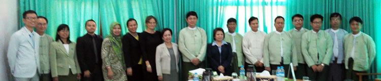 ASFCC and ASFN Team meet with officials of the Ministry of Environmental Conservation and Forestry of the Government of the Union of Myanmar to plan for the 6th ASEAN Social Forestry Network Conference and 9th ASFN Annual Meeting in 2015.