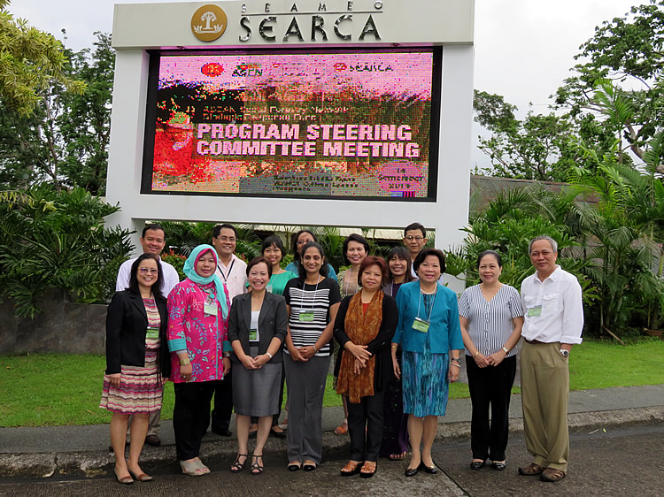 Members of the ASRF PSC with SEARCA Officials and Staff.