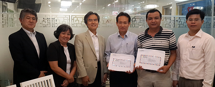 cambodian executives receive graduate scholarship from nagoya university searca