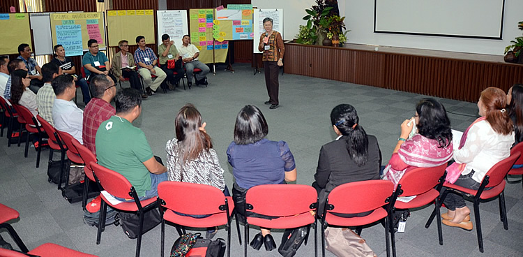 da amia team reps and da rfo focal persons learn systematic climate change mainstreaming method 2