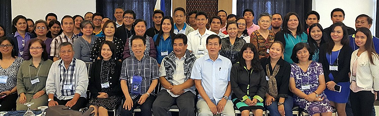 Workshop participants at the AMIA-Project 1 National Consultation Workshop composed of Representatives from 17 Offices at the DA Central Office and its attached agencies; AMIA-Project 1 Consultants; and representatives from SEARCA and UPLBFI. 