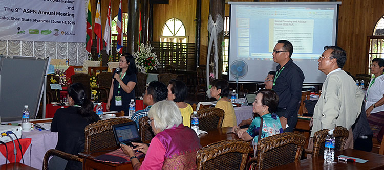 SEARCA Team facilitating Breakout Session 3 of the 6th ASFN Conference