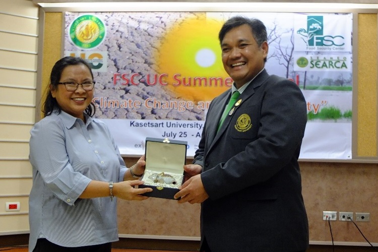 Kasetsart University hosts 2016 Summer School on Climate Change and Food Security 3