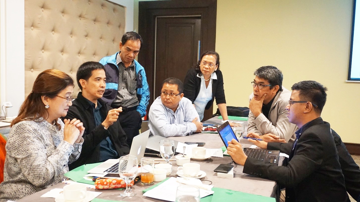 Photo above shows participants discussing PCC’s institutional response to the opportunities for and threats to PCC in terms of policy formulation and/or programs and strategic options that can be implemented to address the challenges and issues confronting the Center.  