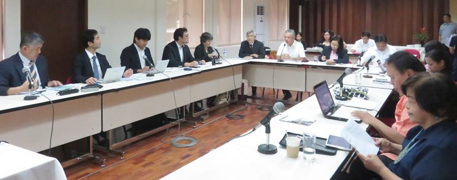 Dr. Gil C. Saguiguit, Jr. welcomes the participants of the Nagoya University-SEARCA workshop.